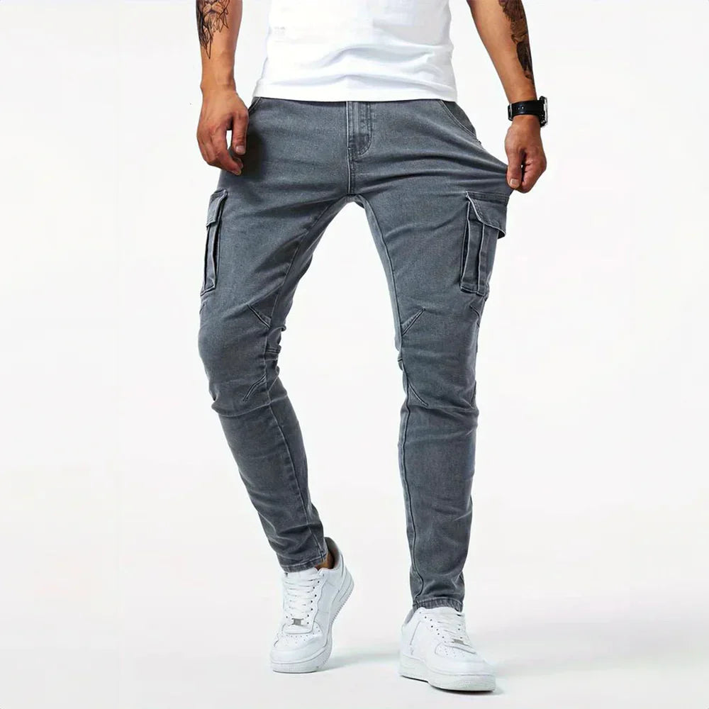 Joel™ | Cargo Jeans – Ultimat Komfort och Stil för Alla Tillfällen
